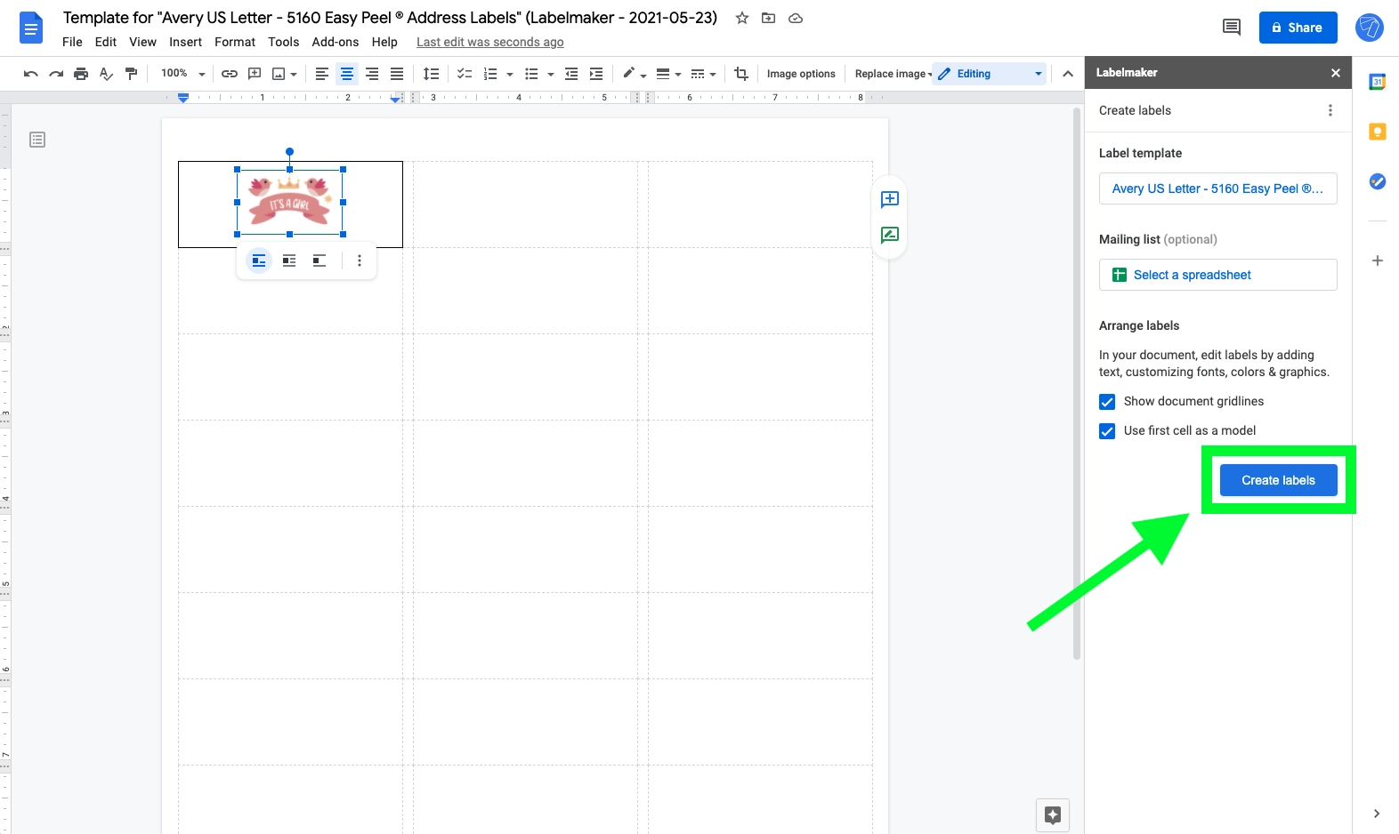 How To Add Images To Labels In Google Docs 