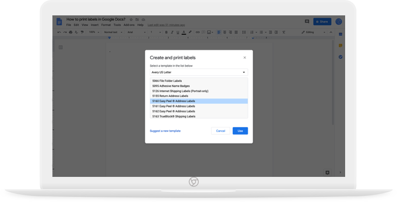 Create and print labels from Google Docs & Sheets - Labelmaker